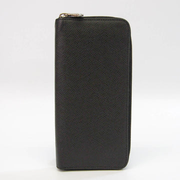 LOUIS VUITTON Taiga Zippy Wallet Vertical M30503 Men's Taiga Leather Long Wallet [bi-fold] Noir