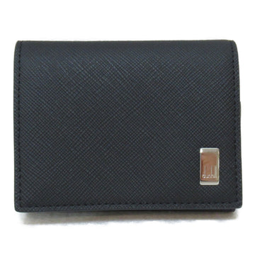 DUNHILL coin purse Black leather 22R2P13PS