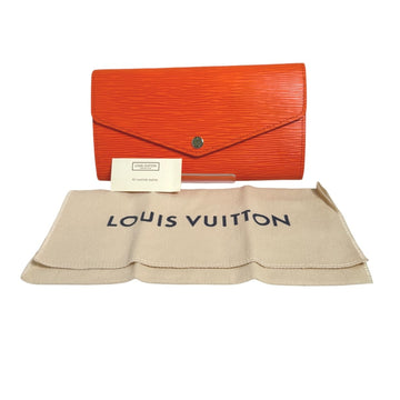 LOUIS VUITTON Long Wallet Epi Portefeuille Sara M60584 Orange