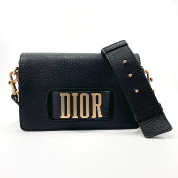 CHRISTIAN DIOR Dior Evolution Shoulder Bag Leather M8000CRSB Women's Black