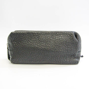 BURBERRY 3923322 Men's Leather Clutch Bag,Pouch Black