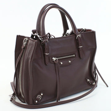 BALENCIAGA Paper 357333 Handbag Leather Unisex