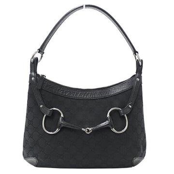 GUCCI bag ladies handbag GG canvas black 114890