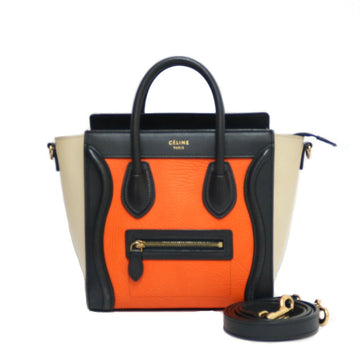 Celine Shoulder Bag Handbag Luggage Nano Multicolor Ladies