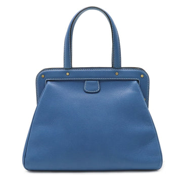 VALEXTRA casu handbag leather blue