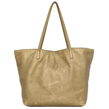 LOEWE Tote Bag Gold Anagram Soft Leather Nappa Ladies