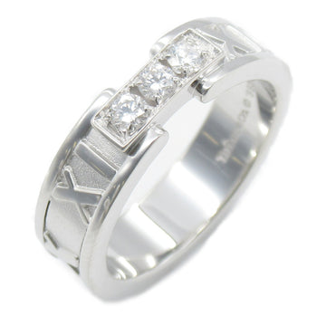 TIFFANY&CO atlas diamond ring Ring Clear K18WG[WhiteGold] Clear