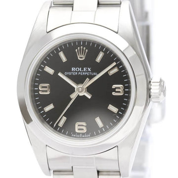 Polished ROLEX Oyster Perpetual 76080 P Serial Automatic Ladies Watch BF551551