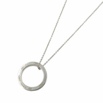 TIFFANY 1837 circle pendant silver 925 medium necklace