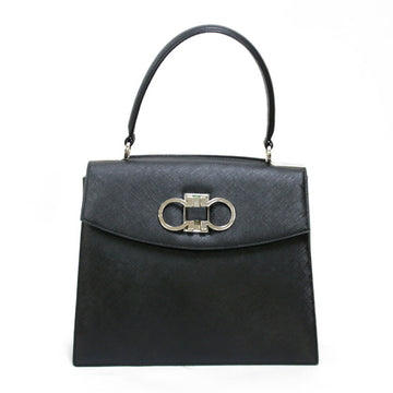 SALVATORE FERRAGAMO Handbag Leather Black Ladies