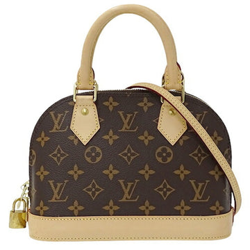 LOUIS VUITTON Bag Monogram Women's Handbag Shoulder 2way Alma BB M53152 Brown