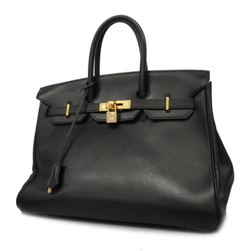 Hermes handbag Birkin 35 ???E engraved Vogulliver black gold metal