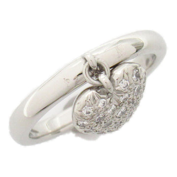 TIFFANY&CO Pave sentimental heart diamond ring Ring Clear Pt950Platinum Clear