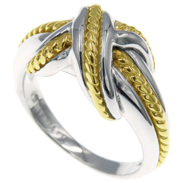 TIFFANY Signature Ring Silver/K18YG Women's &Co.
