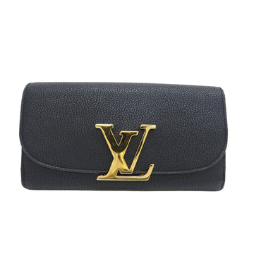 Louis Vuitton Portofeuil Vivienne M58266 Taurillon Leather Noir
