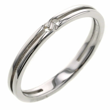Gucci Ring Infinity Width about 2mm 373512 J8502 9000 K18 White Gold No. 11 Ladies GUCCI