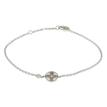 LOUIS VUITTON Bracelet Ideal Blossom Diamond 18K K18 White Gold Ladies