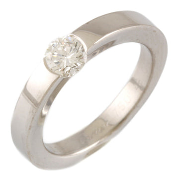 Cartier K18WG Ring Diamond 0.39ct # 48 No. 8 Silver Ladies 18K K18 White Gold