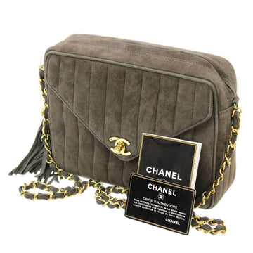 CHANEL/  suede chain shoulder bag 3093614