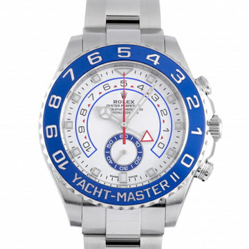 ROLEX yacht master II 116680 white dial watch men