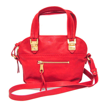 CHLOE Women's Leather Handbag,Shoulder Bag Red Color