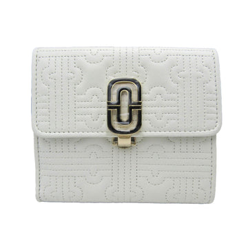 BVLGARI Parentesi 31544 Women's Leather Middle Wallet [bi-fold] White
