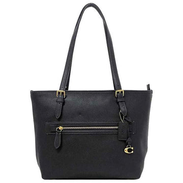 COACH Tote Bag Black Boutique Line CC395 Leather  C Charm Ladies