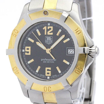 TAG HEUERPolished  2000 Exclusive 18K Yellow Gold Steel Watch WN1154 BF561045