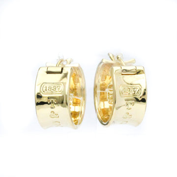 TIFFANY 1837 Earrings No Stone Yellow Gold [18K] Hoop Earrings Gold