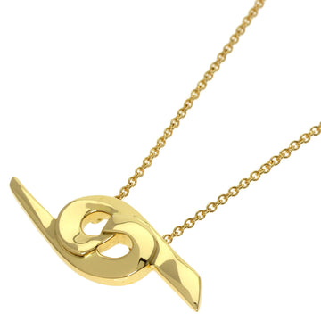 TIFFANY Paloma Picasso Necklace K18 Yellow Gold Women's &Co.