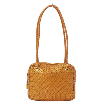 Bottega Veneta bag ladies handbag shoulder intrecciato leather bronze