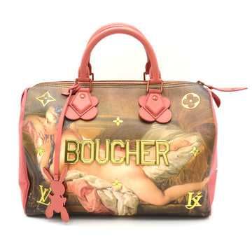 LOUIS VUITTON Boucher Speedy 30 Pink Mulch color Masters collection PVC coated canvas M43353