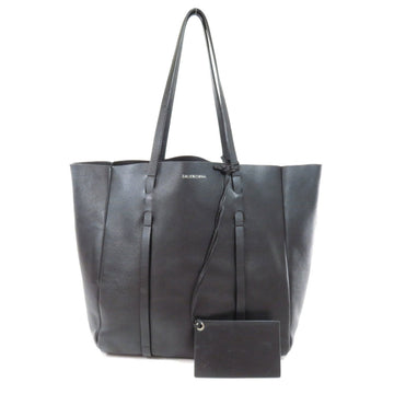 Balenciaga 475199 Logo Motif Tote Bag Leather Ladies