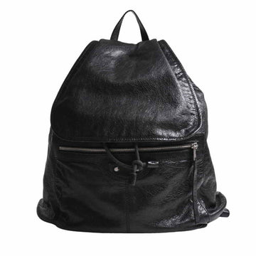 BALENCIAGA Leather Classic Traveler Backpack Rucksack Black