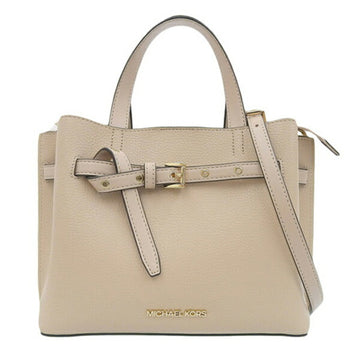 MICHAEL KORS leather Emilia handbag 35F0GU5S5T beige