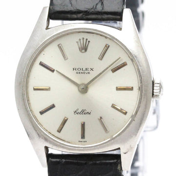 ROLEXVintage  Cellini 18K White Gold Hand-Winding Ladies Watch 3800 BF553401