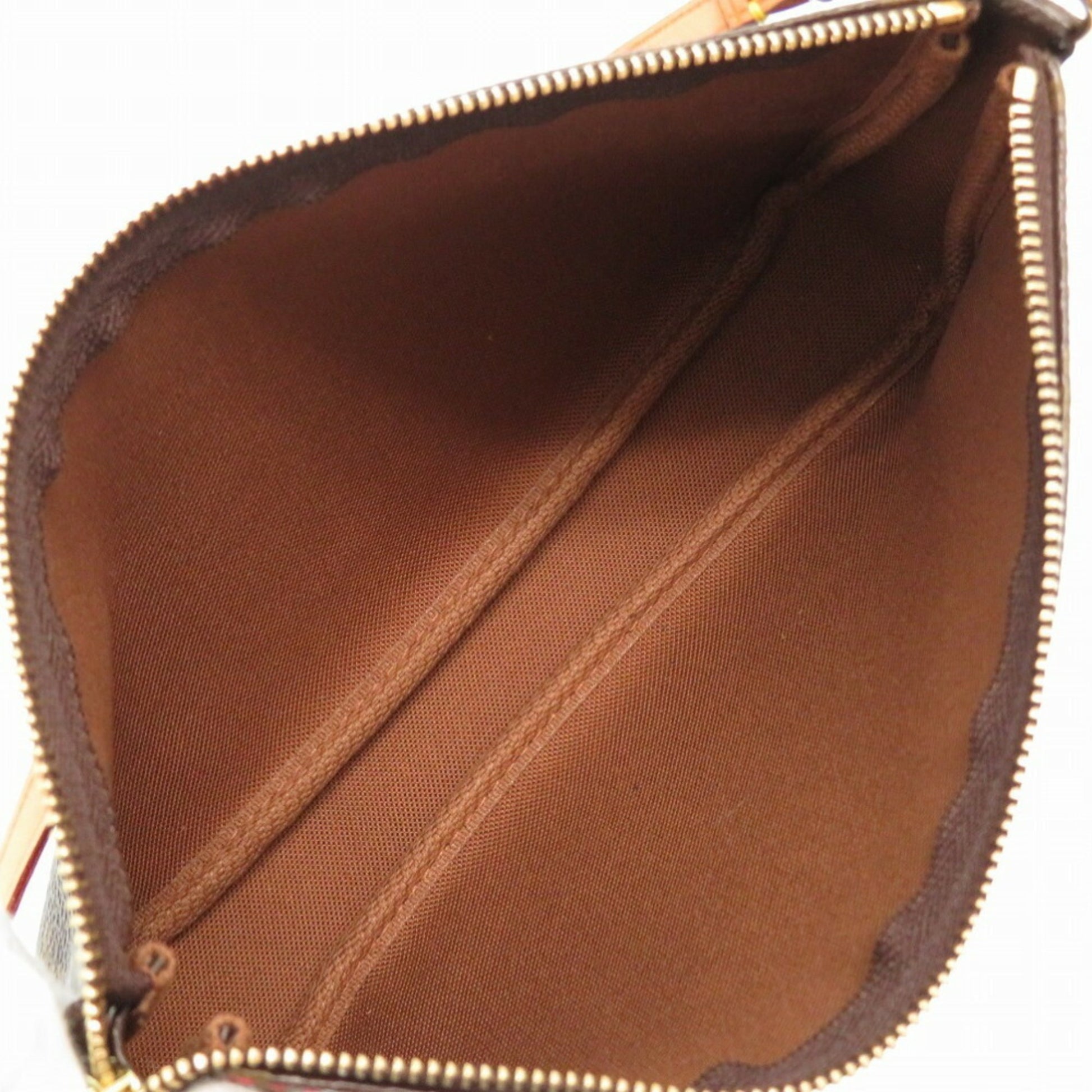 LOUIS VUITTON LV Pochette Accessoires Monogram Cherry Used Handbag M95008  #AG980
