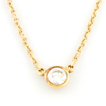 TIFFANY & Co.  K18 Necklace Diamond by the Yard 18K Gold Women's Men's