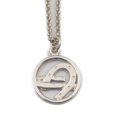HERMES horseshoe necklace SV925 silver pendant
