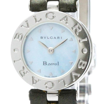 BVLGARIPolished  B-Zero1 Blue MOP Dial Steel Ladies Watch BZ22S BF566018
