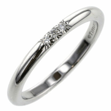TIFFANY ring classic band 3P width about 2mm platinum PT950 No. 10 ladies &Co.