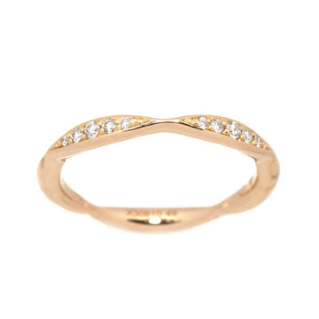 Chanel camellia half eternity #49 diamond ring K18 PG pink gold 750 Camelia Ring