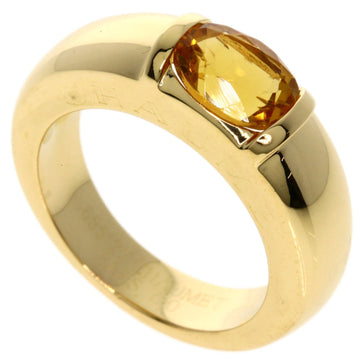 CHAUMET Gioia Citrine Ring K18 Yellow Gold Women's