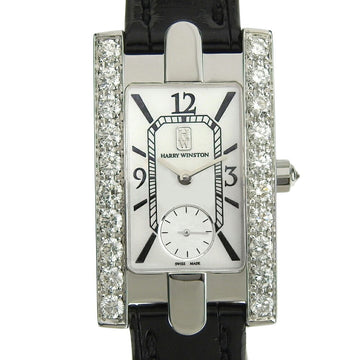 Harry Winston Avenue 310LQW Small Second Women's Quartz Battery Wristwatch Sumoseko Bezel Diamond