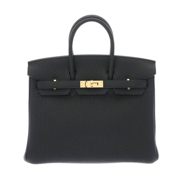 HERMES Birkin 25 Black B Engraved [around 2023] Ladies Togo Handbag