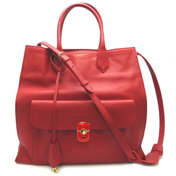BALENCIAGA 2 Way Bag Ladies Handbag 293861/6411 Leather Red