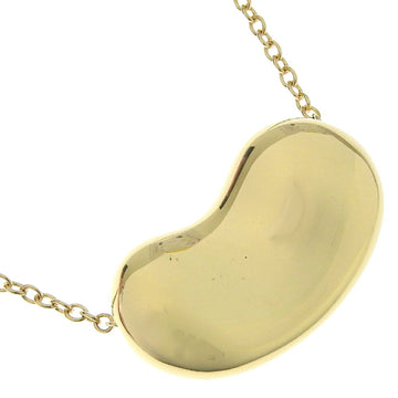 TIFFANY&Co. Bean Necklace Elsa Peretti K18 Yellow Gold Made in the USA Approx. 14.4g Women's