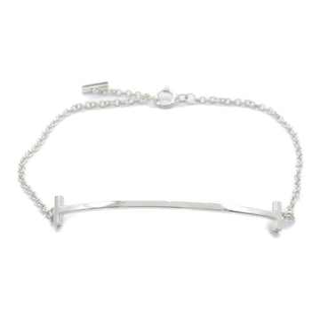 TIFFANY&CO T Smile Bracelet Silver K18WG[WhiteGold]