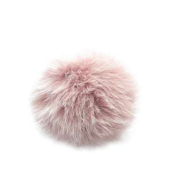 FENDI pompom charm pink fur ladies