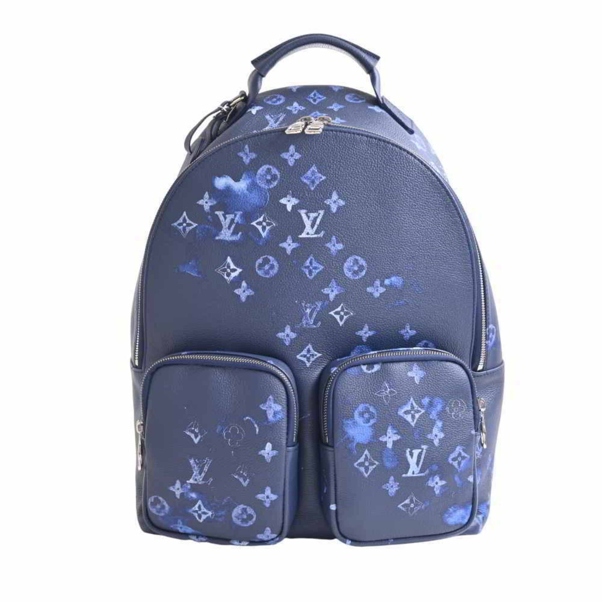 louis vuitton backpack blue